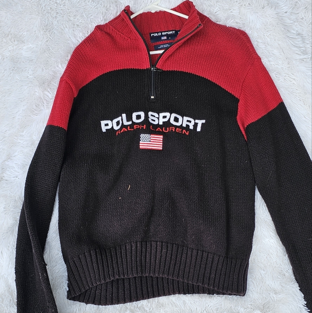 Polo sweater Mens Small